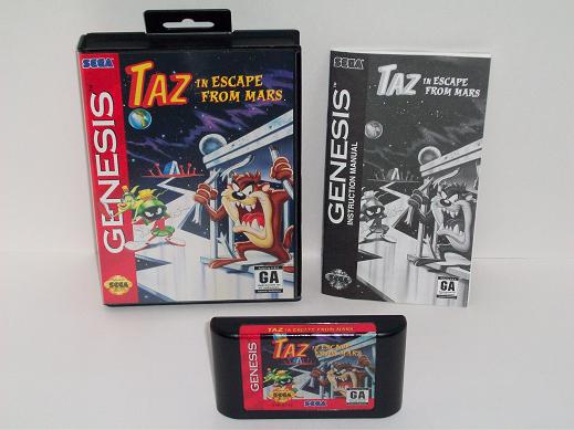 Taz in Escape from Mars (CIB) - Genesis Game